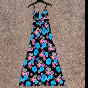 Maxi floral summer dress